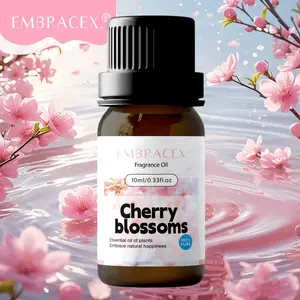 Cherry Blossoms Essential Oil, Floral Aroma Oil for Diffusers & Candles, Natural Fragrance for Home Decor, Long-lasting Skin Care Oil, Scented, Fragrance Oils