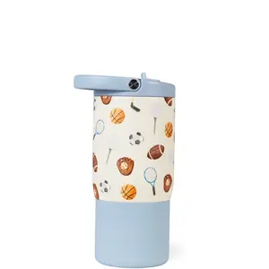 20 oz Children's Sports Water Bottle - Stainless Steel Material, Insulated, 100% Leak-Proof, Child-Friendly Design