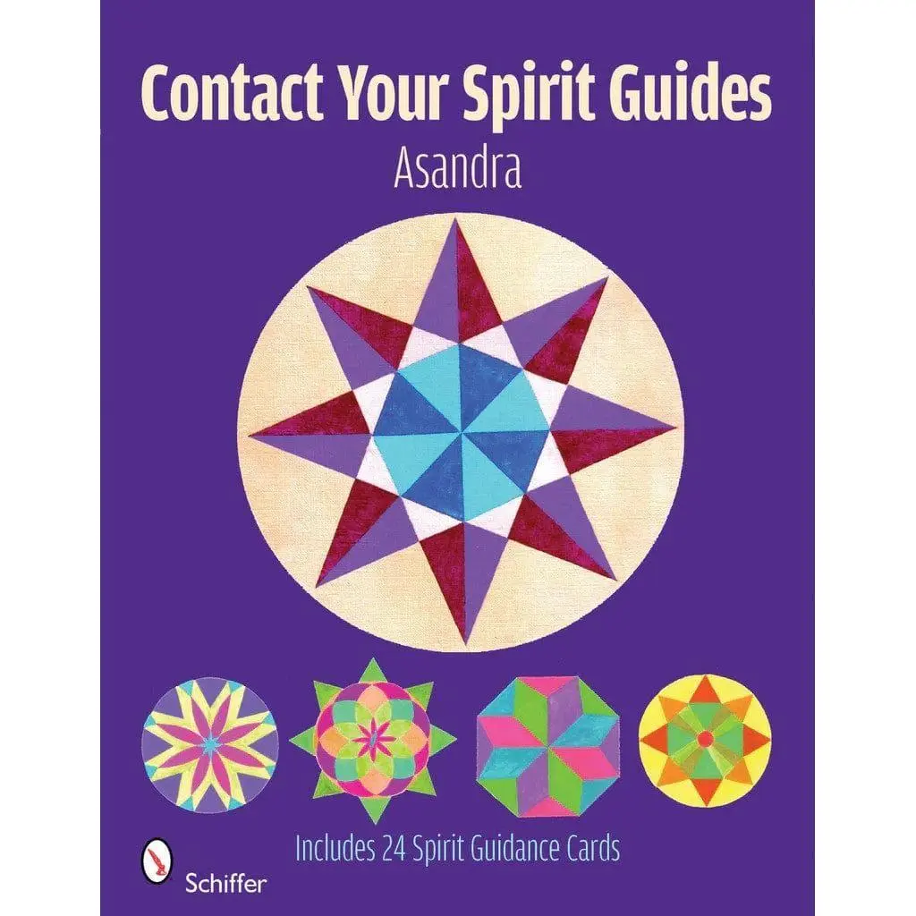 Asandra Contact Your Spirit Guides Book & 24 Spirit Guidance Cards for Channeling 144-page Illustrated Guidebook Paperback 9780764337192