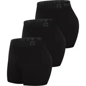 3" Volleyball Shorts Womens 3 Pack Compression Shorts for Women Spandex Shorts Women Workout Athletic Yoga Gym