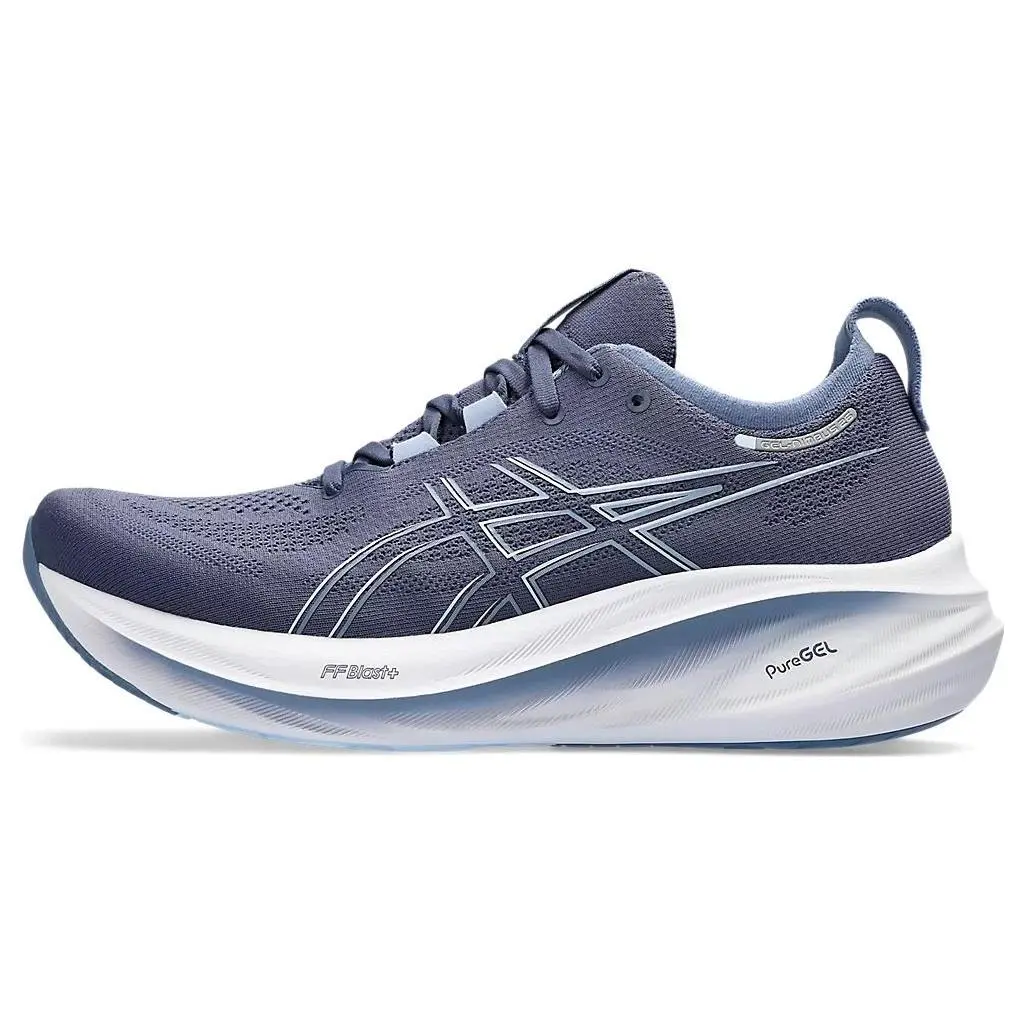 ASICS GEL Nimbus 26 Thunder Blue Denim Comfort Low Top Running Shoes Men's 1011B794-403