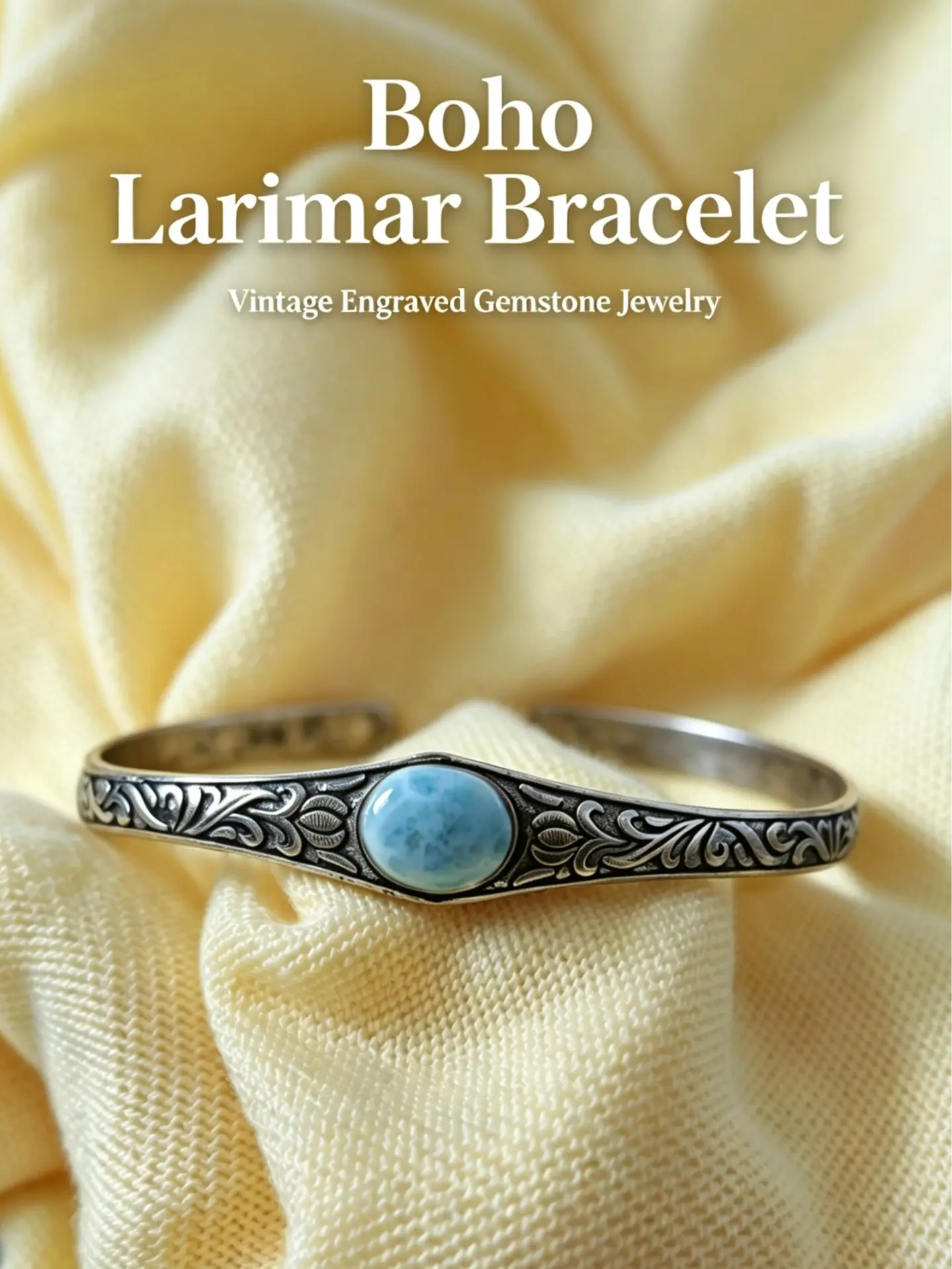 Aileen(19820)gc.Boho Larimar Bracelet