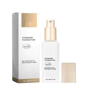 Hydrating Moisturizing Foundation, Brightening, Full Coverage, Oil Control, Fine Texture, Lightweight & Long-Lasting