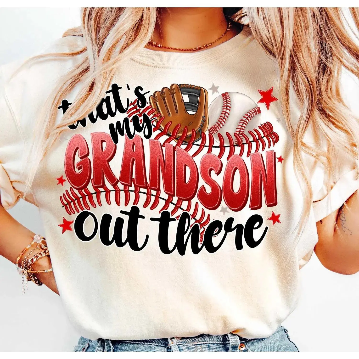 Grandma Baseball Shirt For Grandson Baseball Grandma Sweatshirt Mother's Day T Ball Lover Apparel