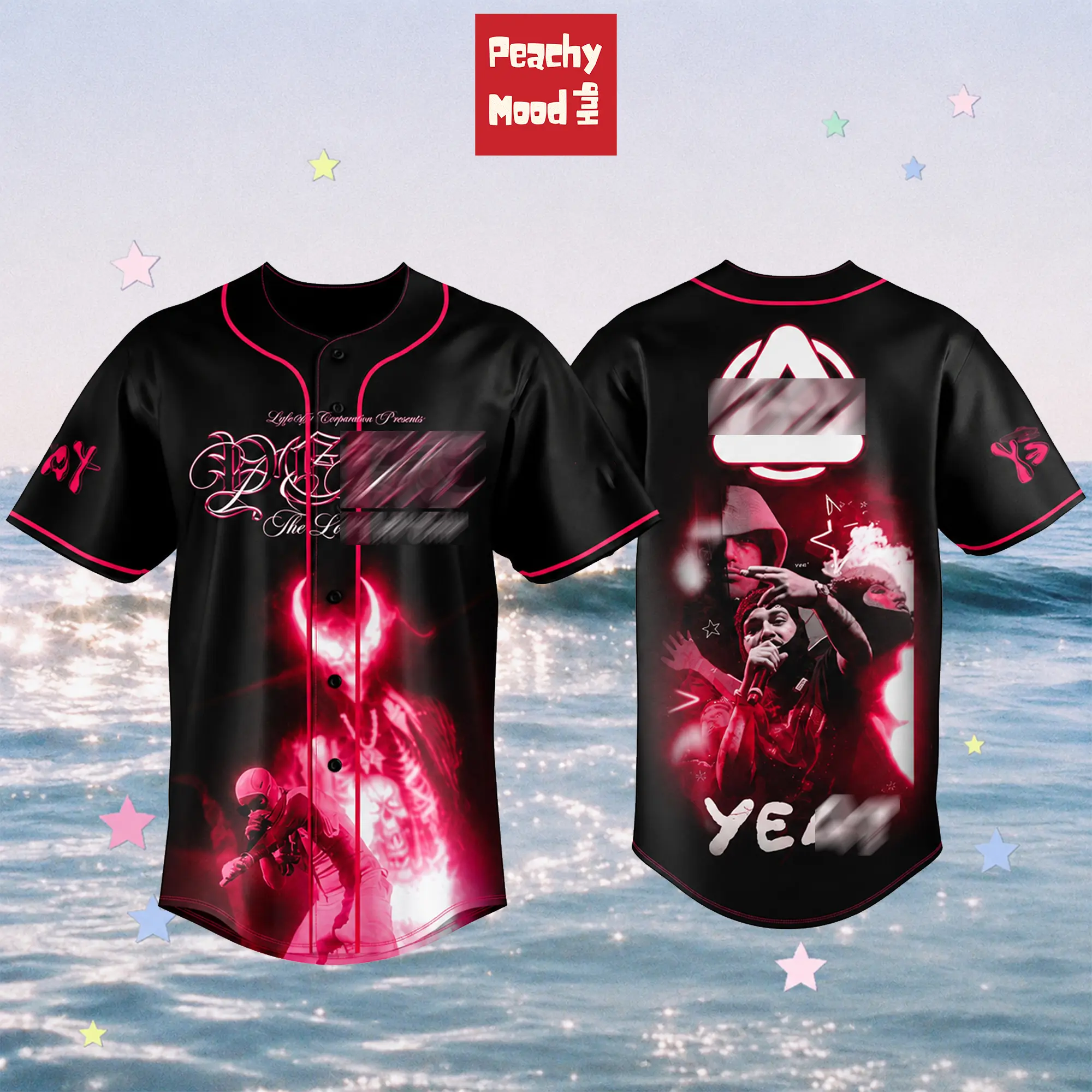 Yeat Tour 2026 ADL Album V2 Baseball Jersey, Limited Edition Rap Concert Fan Merch, Hip Hop Music Apparel, Streetwear Tour Jersey, Graphic Baseball Shirt, Gift for Fans