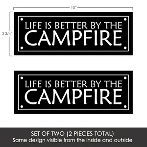 Flexible Screen Door Magnets (Not for Retractable/Glass) - Campfire
