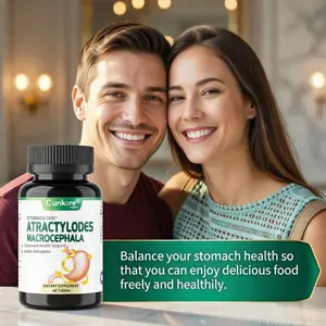 Cunkore Advanced Stomach Care Tablets Contain Astragalus Extract, Yam Extract, Ginseng Powder, And Lion'S Mane Mushroom Extract, Supporting Gastrointestinal Health for Both Men And Women, with 90 Capsules