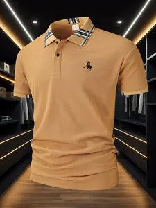 X149 sickle shield explosion printing men's fashion POLO fir, stylish design, Casual Sports Style, suitable for outdoor sports and street wear, comfortable and breathable, summer essential, there are five colors to choose from.