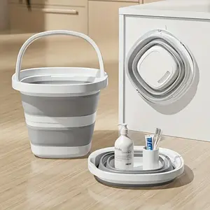 [Foldable Bucket] 4 Styles Available: Multi-functional Foldable Bucket | Portable Plastic Buckets, Portable Outdoor Bucket, Large Capacity Dirty Clothes Basket, Washing Bucket, Footbath Bucket, Home Organization Storage Box