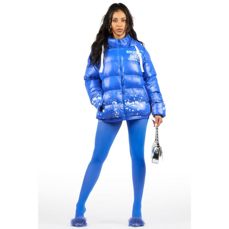 Art Dist. 2.0 Royal Blue Puffer Jacket