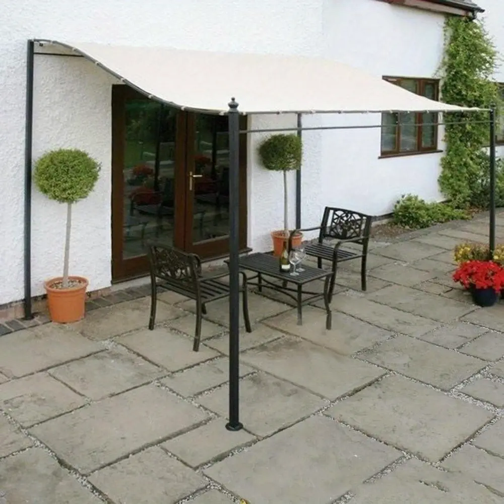 1PC 300D Canvas Single - Layer Top Cover: A Modern - Style Roof for Gazebos, Tents, Pergolas, and Pavilions, Patio Canopy, Pergola Shade Cover