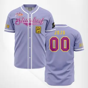 Stardust Crusaders Jojo’s Bizarre Adventure Anime Baseball Jerseys | Cool Summer Anime Vibes for Men & Fans