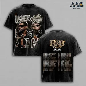 New Date The R&B Tour 2026 - Raymond & Brown #2 Graphic Tee Premium Cotton T-Shirt, R&B Music Duo Graphic Tee, Urban Hip Hop Soul Streetwear Shirt, Concert Tour Merch, Gift for Breezy R&B Fans, Vintage Music Tee