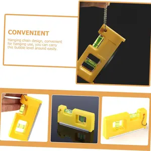 Portable Acrylic Leveling Tool Set for DIY Enthusiasts, Chain-Level Design, Multiple Colors Available, Ideal for Precision Measurement