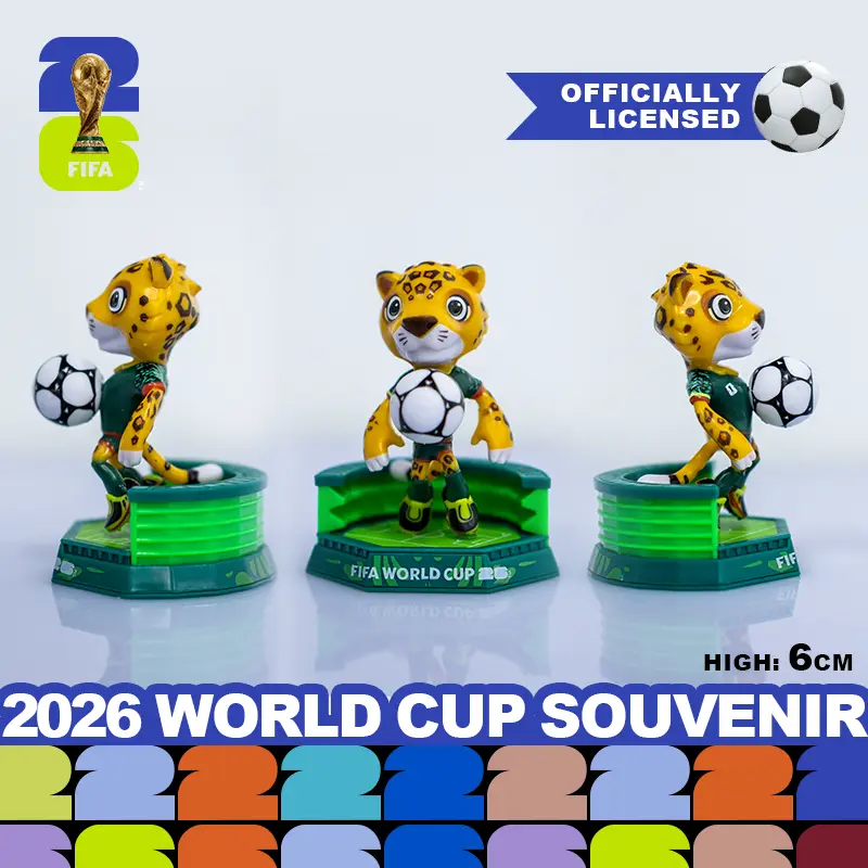 World Cup 2026 USA Canada Mexico Soccer Mascot Toys Collectible