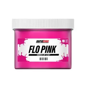 Rapid Cure Fluorescent Pink Screen Printing Plastisol Ink