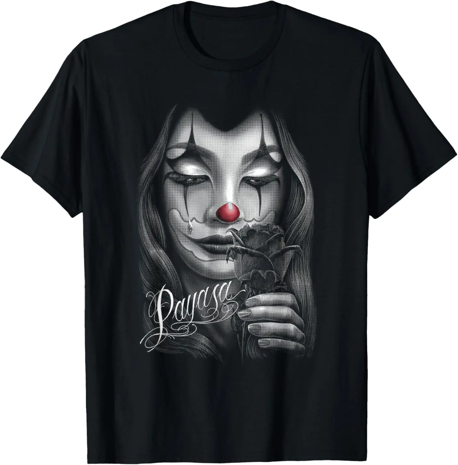 Women's Payasa Graphic T-Shirt, Chicana Chola Style Cotton Round Neck Fashion Top for Summer Beach Streetwear, Tshirt