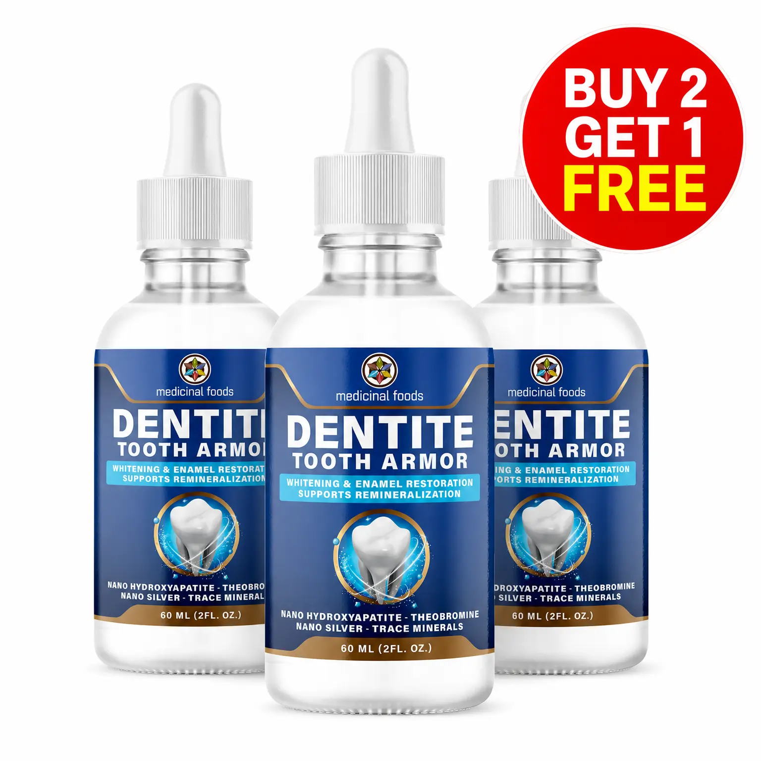 Dentite Tooth Armor Daily Oral Care for Sensitive Teeth & Anti-Cavity Support with Nano Hydroxyapatite & Theobromine Sprays Brush Toothbrush