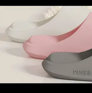 posee Pillow Slippers Slides for Women and Men, Non-Slip Cloud Slippers House Bedroom Shoes Shower Sandals Indoor and Outdoor