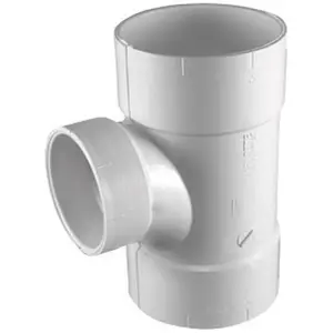 Charlotte Pipe & Foundry PVC014010600HA PVC-Dwv Sanitary Tee 3 x 3 x 1.5 in.