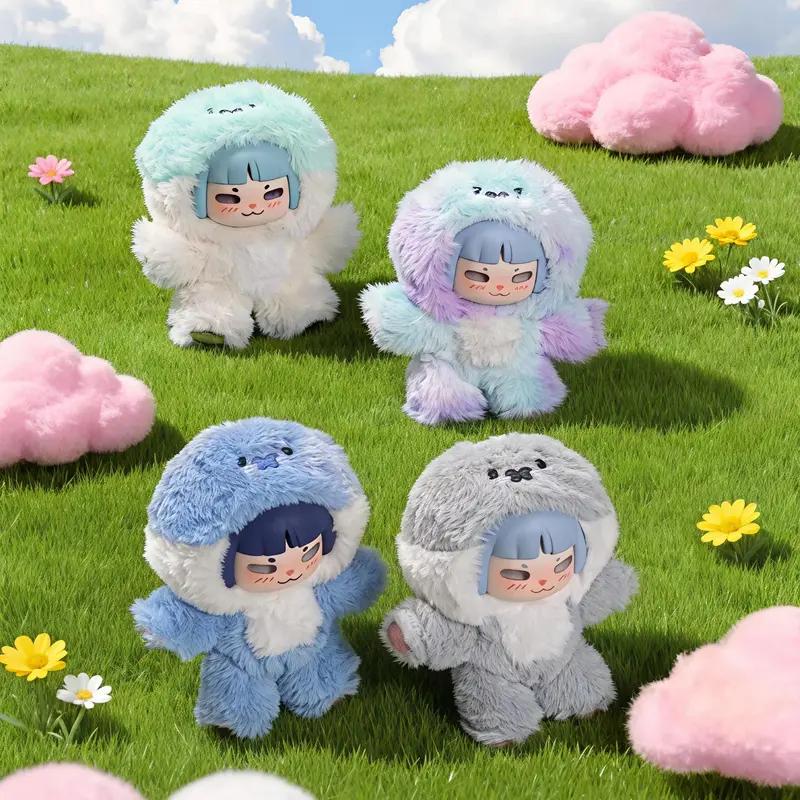 Yokiki Float SYokiki Float Shore Series Plush Blind Box Mystery Box Cute Fluffy Plush Keychain Bag Charm Collectible Dollhore Series Plush Blind Box Mystery Box Cute Fluffy Plush Keychain Bag Charm Collectible Doll