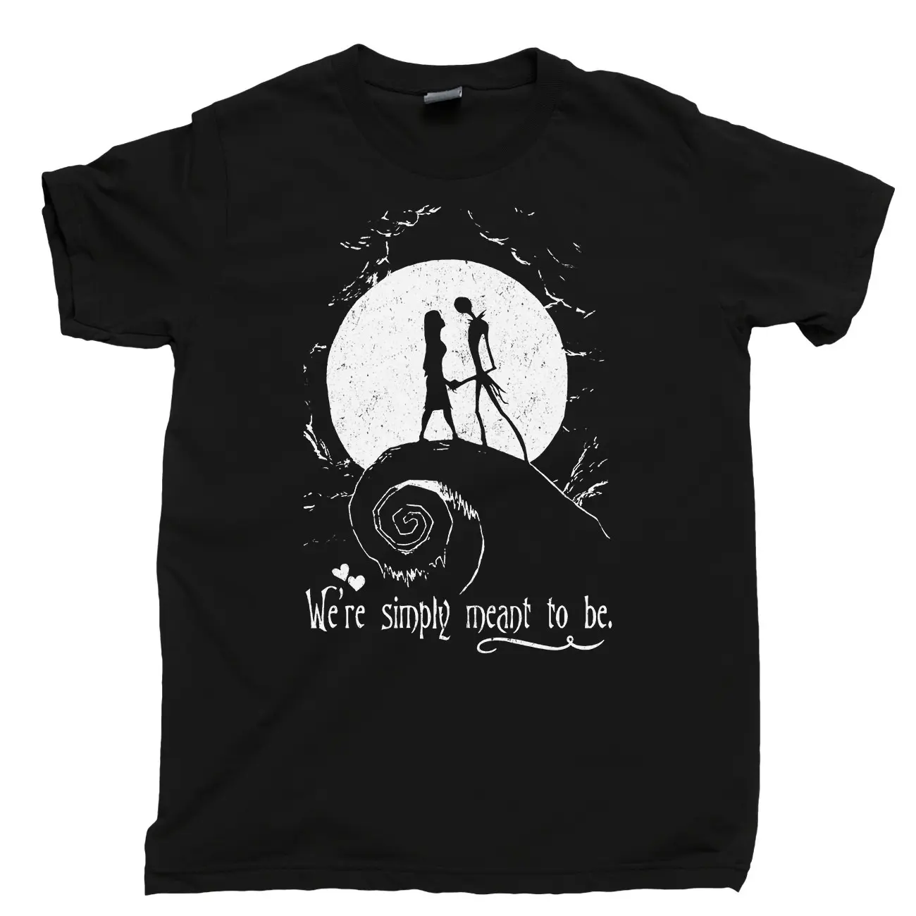 Jack Sally T Shirt Simply Meant To Be Halloween Nightmare Christmas Movie Tee