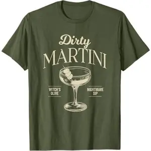 Dirty Martini Costume - Funny Cute Cocktail Halloween Party T-Shirt