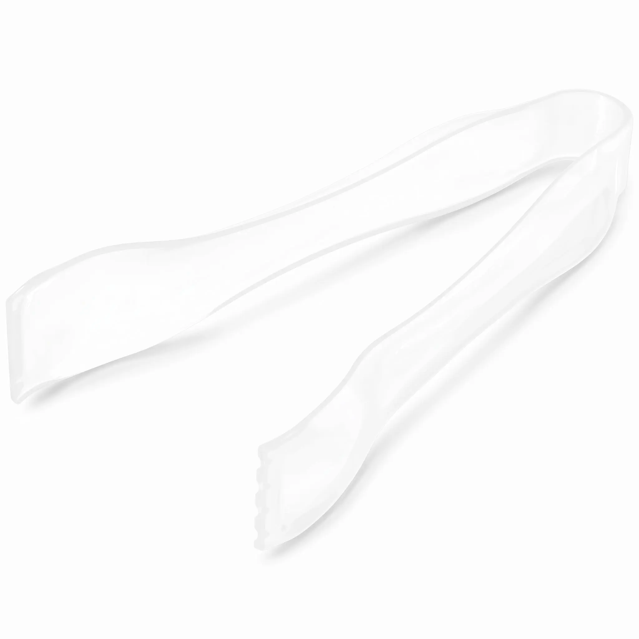 White Mini Plastic Tongs - 2 Pack