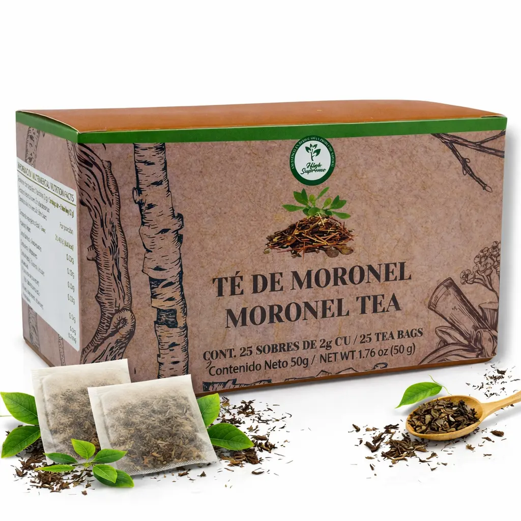 Moronel Tea – 100% Natural, Vegan, Hecho en México | 25 Tea Bags | Te De Moronel
