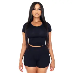 Soft Basic Smooth Cropped Tee