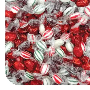 Hard Candy Assortment - 2 Pound Bulk Pack - Hard Candy Individually Wrapped - Old Fashioned Hard Candy - Root Beer Barrels, Cinnamon, Peppermint and Spearmint Mints