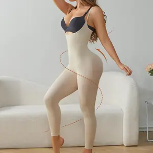 Suprenx Women's Knit Compression Seamless Jumpsuit - Buttery Soft Shapewear Bodysuit for Everyday Comfort, Women's Clothes, Wedding Occasions