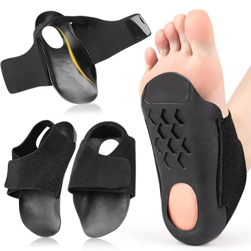 Plantar Fasciitis Relief Insoles 2pcs Orthotic Inserts for Flat Feet High Arch Support Heel Pain Management Shock Absorbing for Standing All Day Work