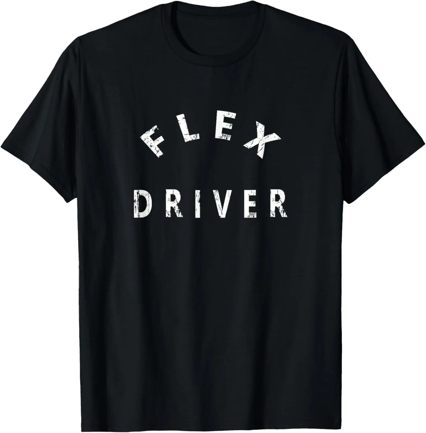 Women's 100% Cotton Vintage Short-Sleeve Round Neck Casual Distressed Graphic Flex Driver Lady Top, Everyday Tshirt for Women
