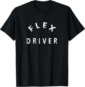 100%cotton FLEX DRIVER - Flex Delivery Driver T Shirt T-Shirt
