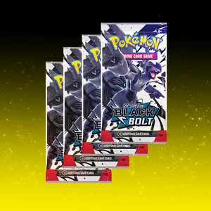 Pokemon Black Bolt - 4 Packs