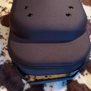 Outdoorfun Hard Travel Hat Carrying Case with Shoulder Strap Lightweight Durable Organizer for Baseball Caps Up to 6 Hats Black Basic Style Box Cover Fathersdaygift