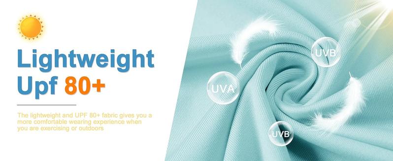 TACVASEN Long Sleeve Shirts for Women Workout Top UPF 80+ UV Protection Lightweight Rash Guard with Pocket Running Shirt