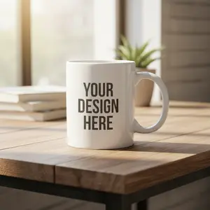 16oz Customized Ceramic Cup - Personalized Drinkware with High-Res Print, Image/Text Add-On, Personalized Look, Dishwasher-Safe, Microwave-Safe for Hot & Cold Drinks