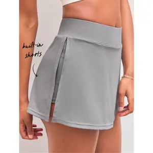 Cider CIDERAIRY™ MID RISE SOLID KNIT ACTIVE SKORT