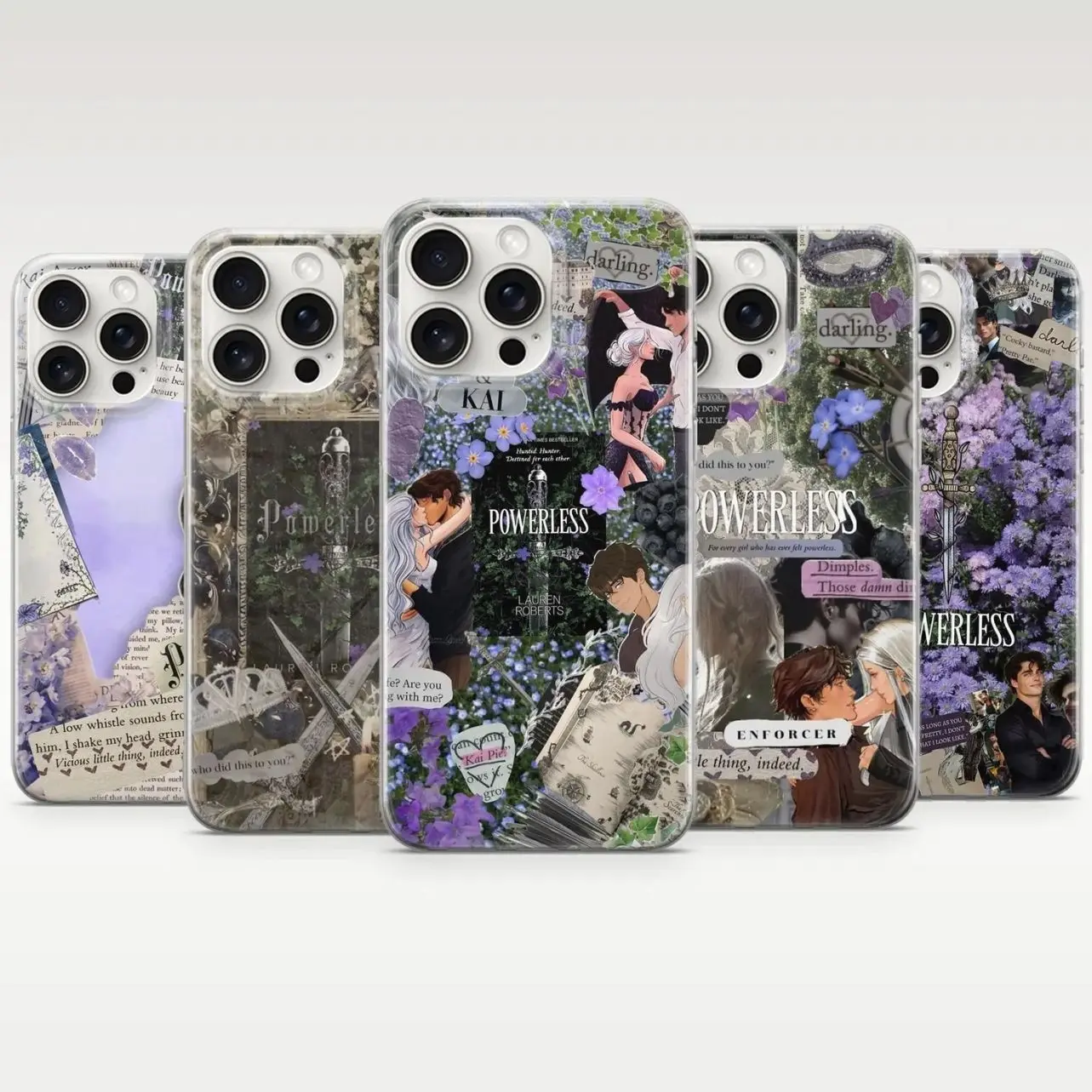 Powerless Book Phone Case Fantasy Bookish Compatible with iPhone X, 11, 12, 13, 14, 15, 16, 17 & Samsung