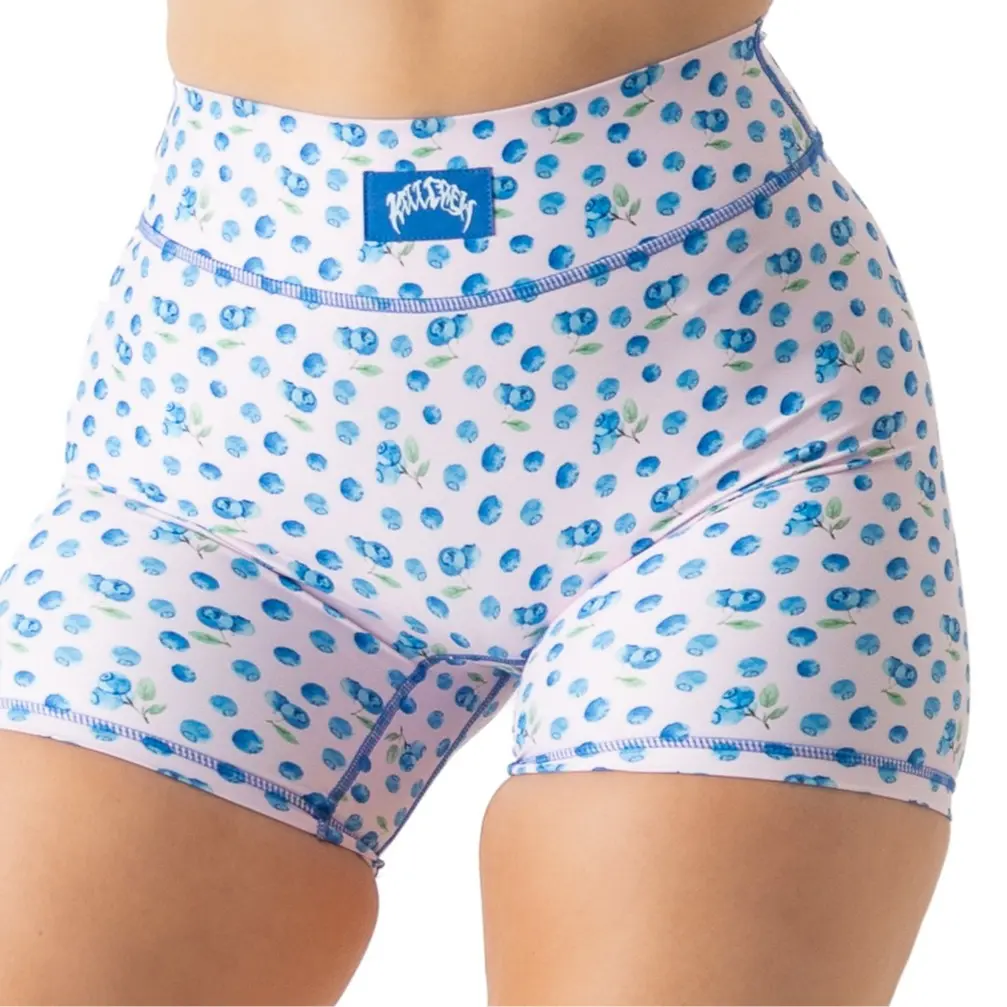 Pink Blueberry Biker Short