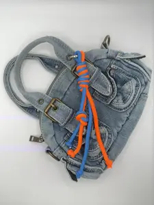 Colorful Paracord Bag Charm – Handmade Rope Tassel Accessory – Fun & Bold Purse Charm – Vibrant Backpack Decoration – Unique Gift Idea