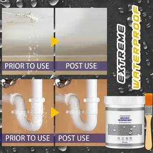 TrueRelief Transparent Invisible Sealing Waterproof Glue, Long Lasting Adhesive, Multi-Functional RV Roof Leak Proof Coating, Effective Waterproof Sealant for Home and RV Leaks Repair