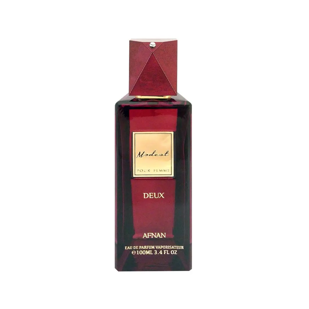 Afnan Modest Femme Deux Eau de Parfum – Elegant Floral Fruity Women’s Fragrance, 100ml (3.4 oz)