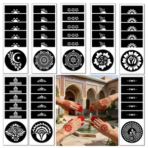 5/8 Inch Hollow Finger Template Small Size Compatible with Juice Henna Paste Nail Art, Casual Style, No Ca Prop 65 Warning, Nail Art Tool