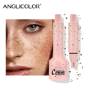 Natural Freckle Pen  Waterproof Long Lasting Face Makeup Pen 5 prong freckle pen Makeup Tool for Women Concealer Foundation Brush Cosmetic Stamp 1.0 Light