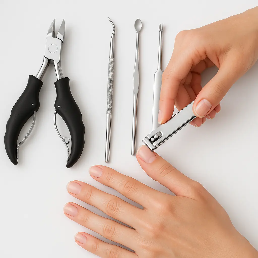 Ingrown Toenail Cutters Tool Set (4-Piece) Lightweight Manicure Nail Care Stainless Compact Cutics