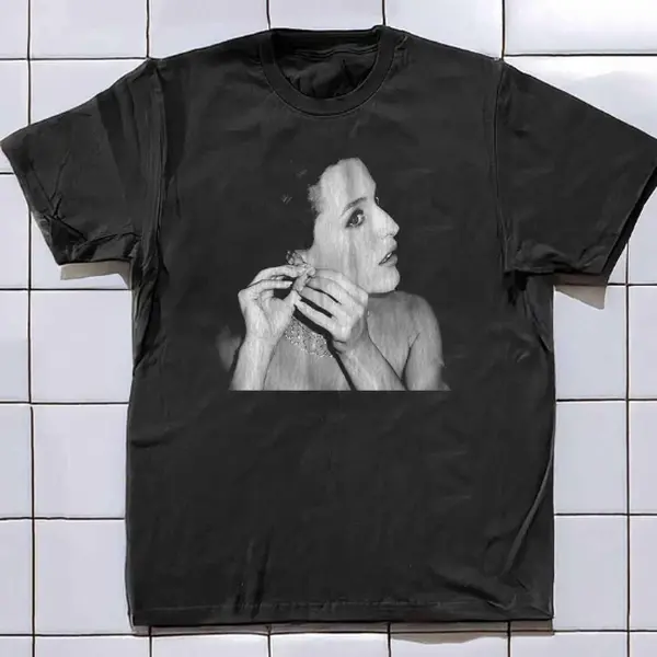 Gildan Men's Black T-shirt - The X-files Dana Scully T-shirt - Streetwear