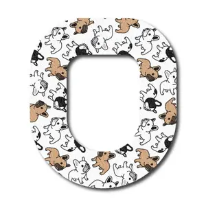 French Bulldog White - Omnipod
